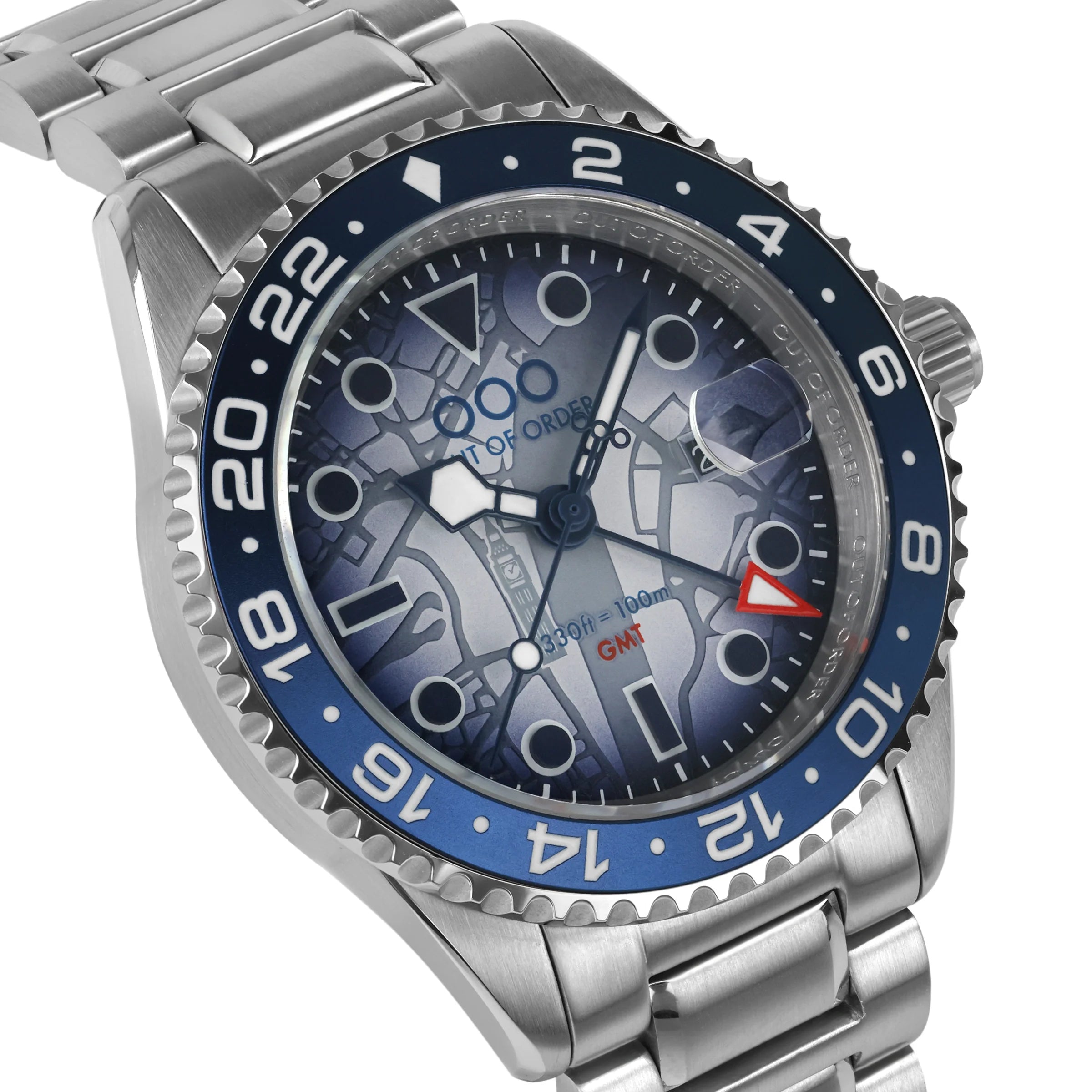 Out Of Order Swiss GMT London Big Ben - Ultra Brushed