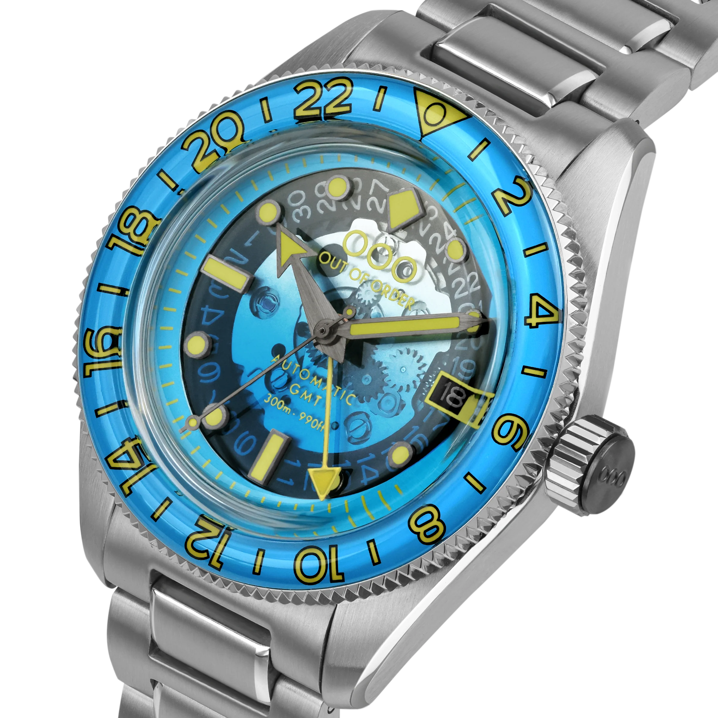Out Of Order Angelo Azzurro Automatic GMT - Limited Edition