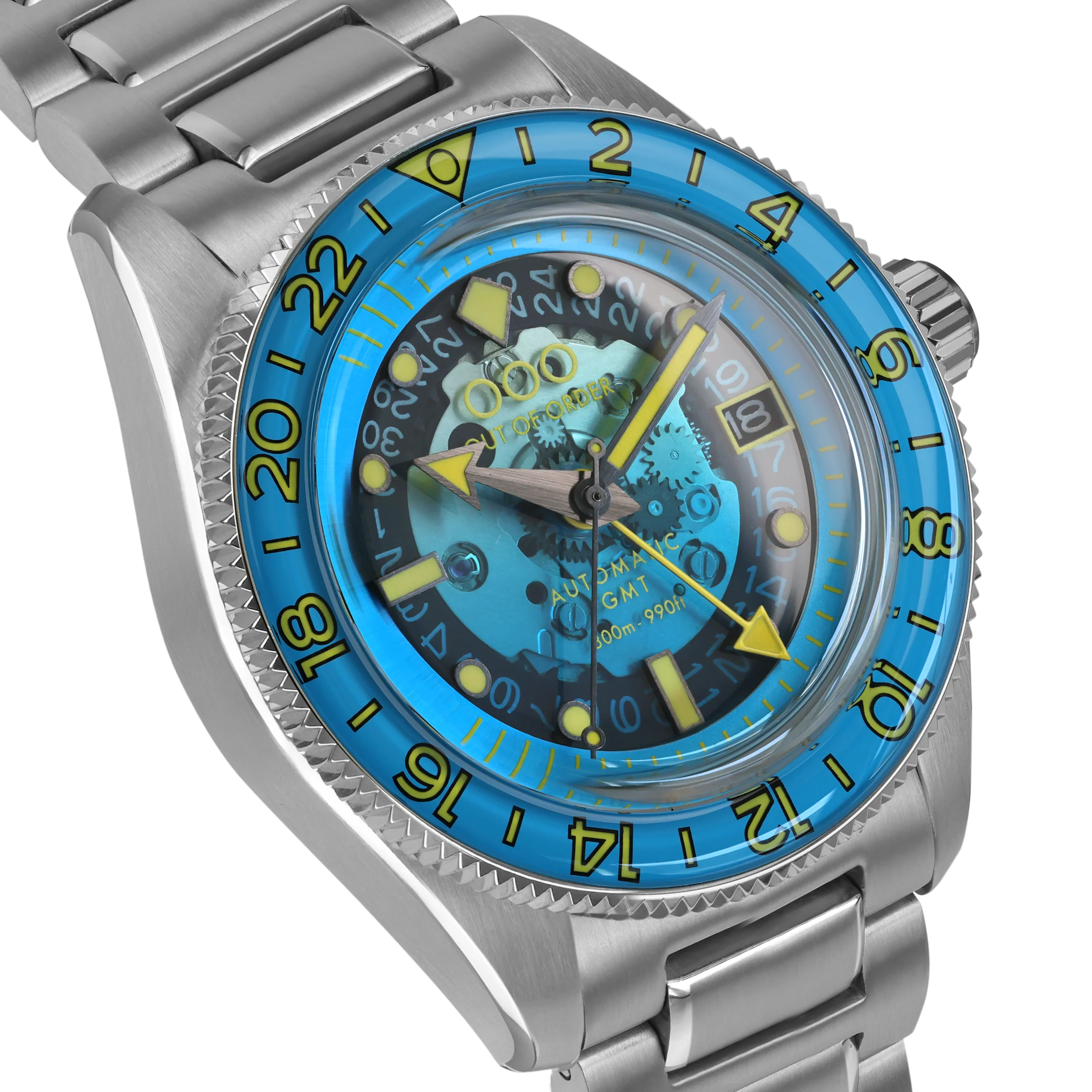 Out Of Order Angelo Azzurro Automatic GMT - Limited Edition