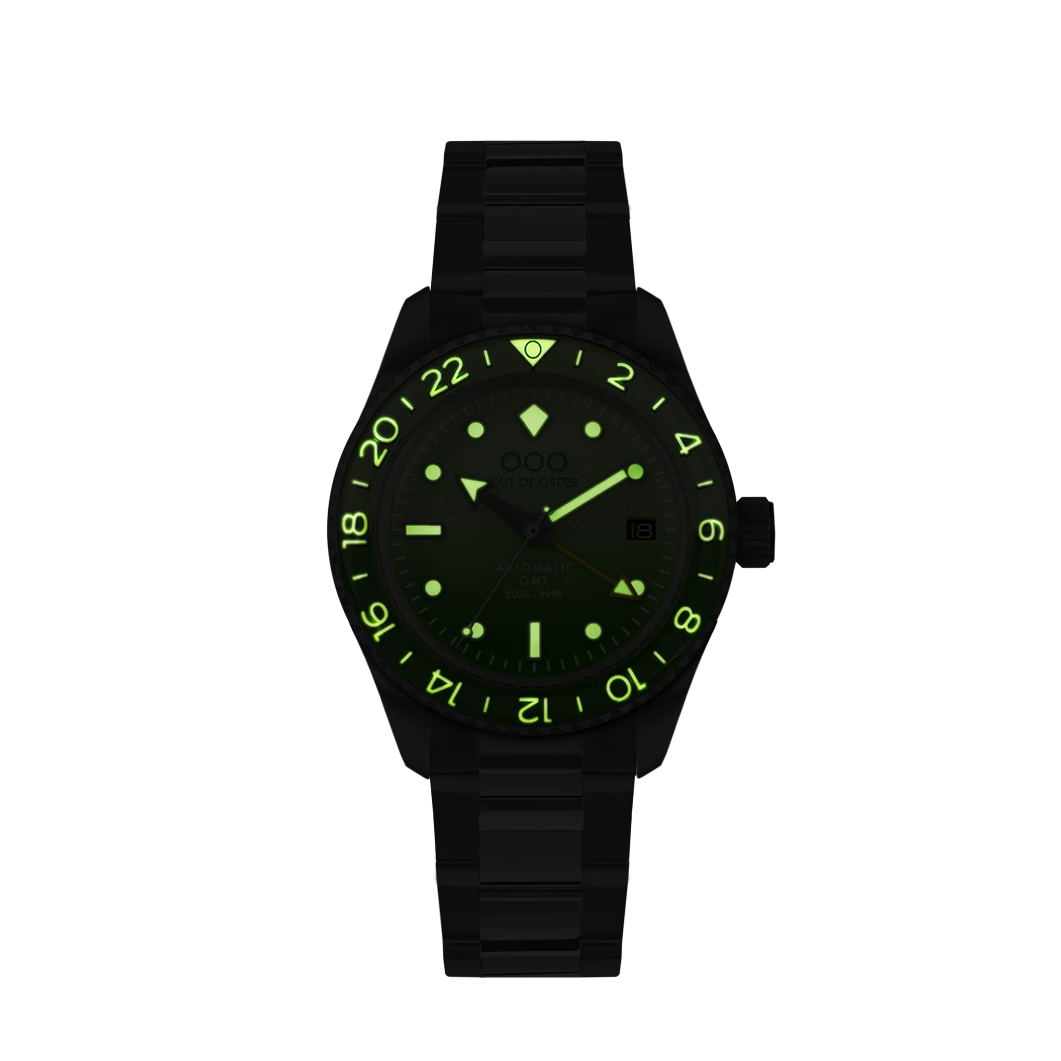 Out Of Order Midori Automatic GMT - Ultra Brushed