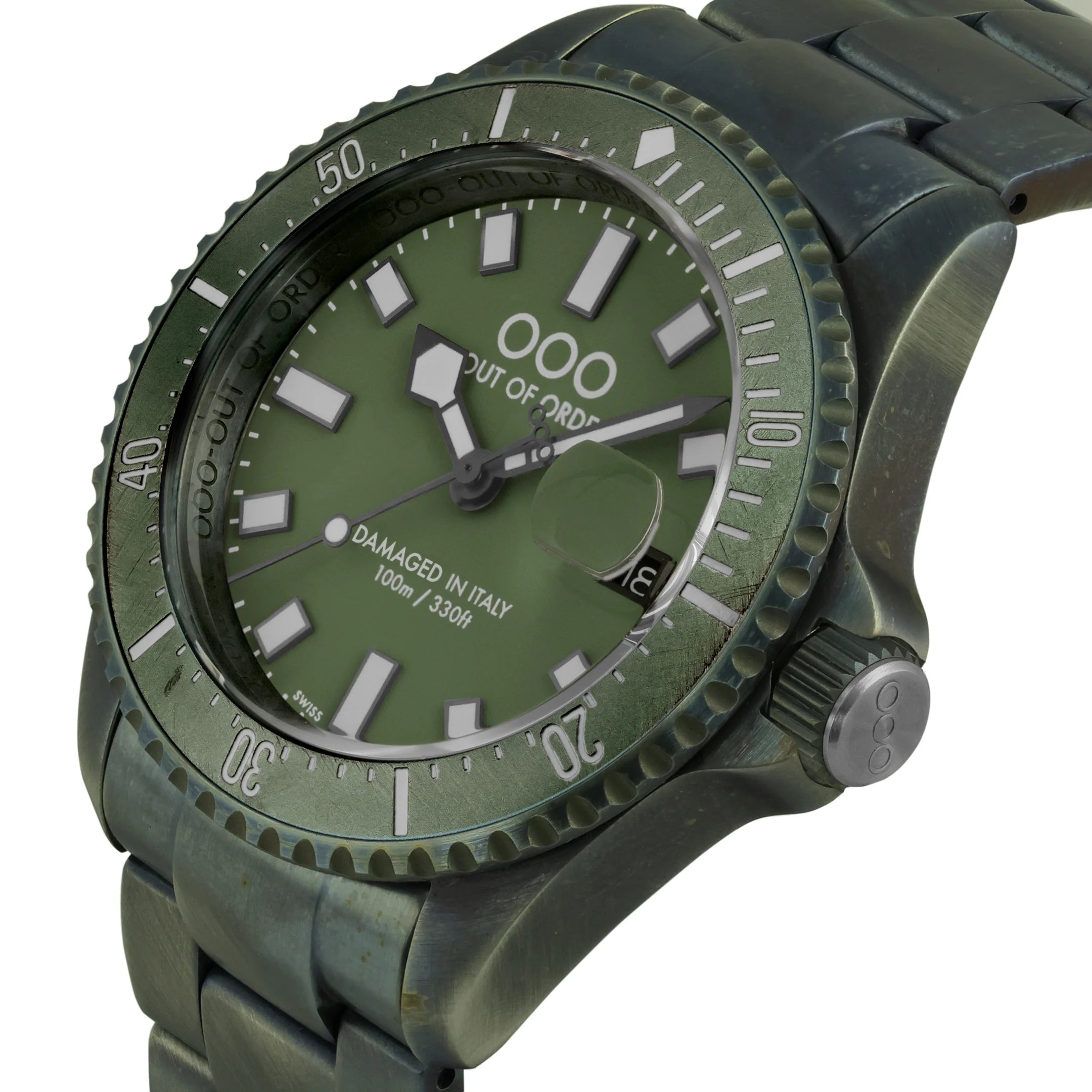 Out Of Order Verde Oliva Casanova - Ultra Distressed