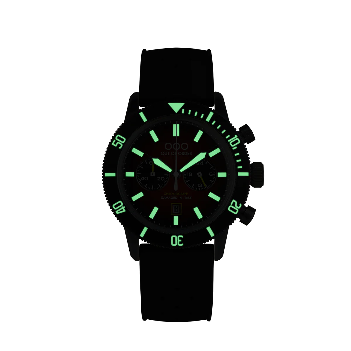 Out of Order Red Pilot Cronografo
