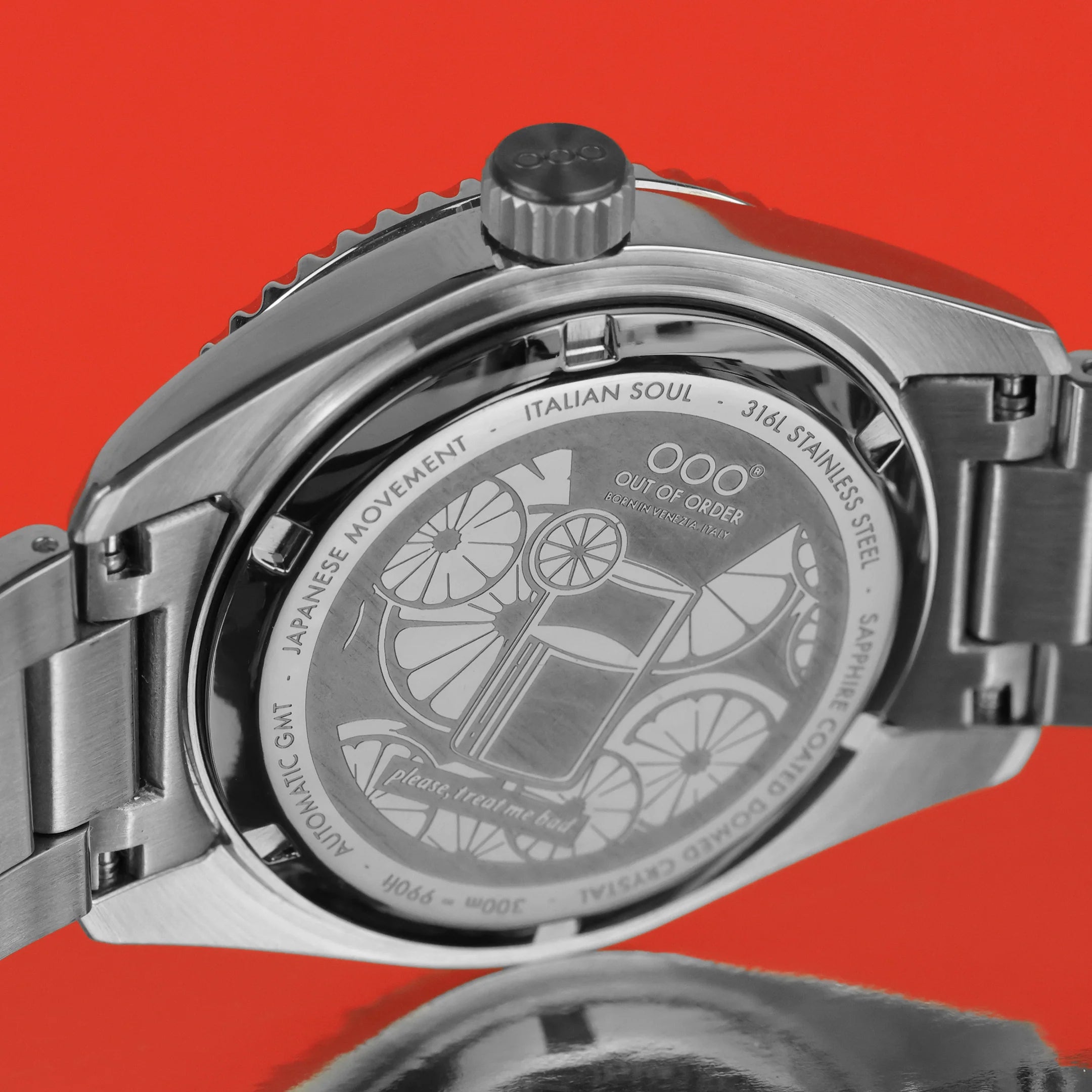 Out Of Order Paloma Automatic GMT - Ultra Brushed