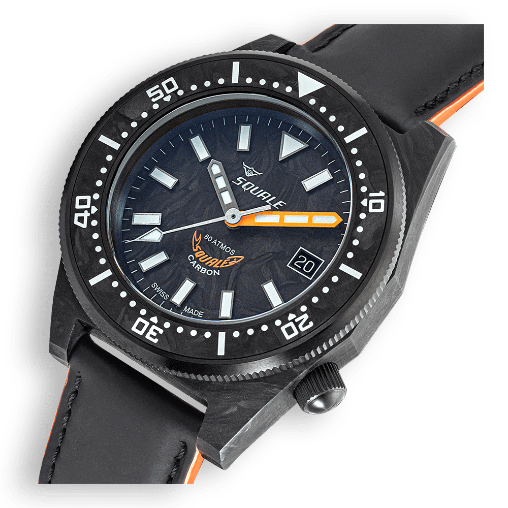 Squale T-183 Forged Carbon Orange