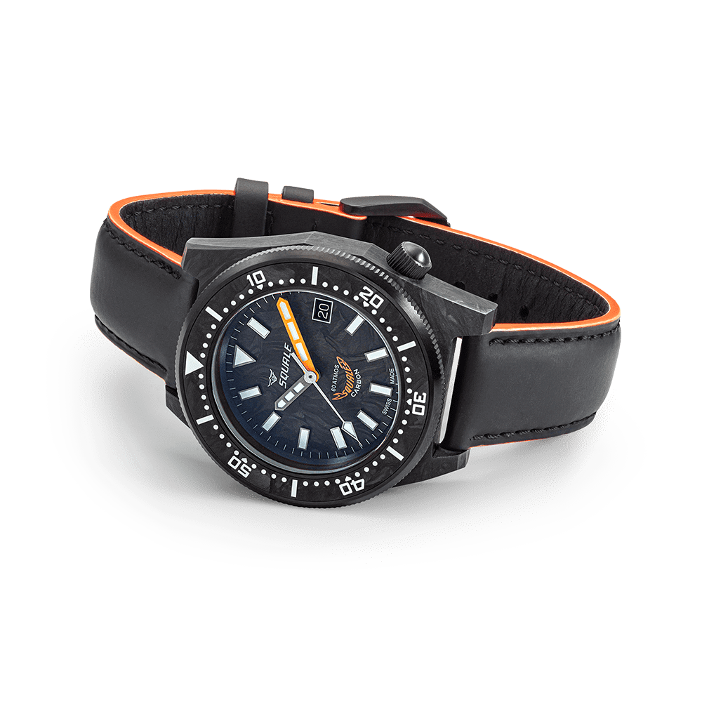Squale T-183 Forged Carbon Orange