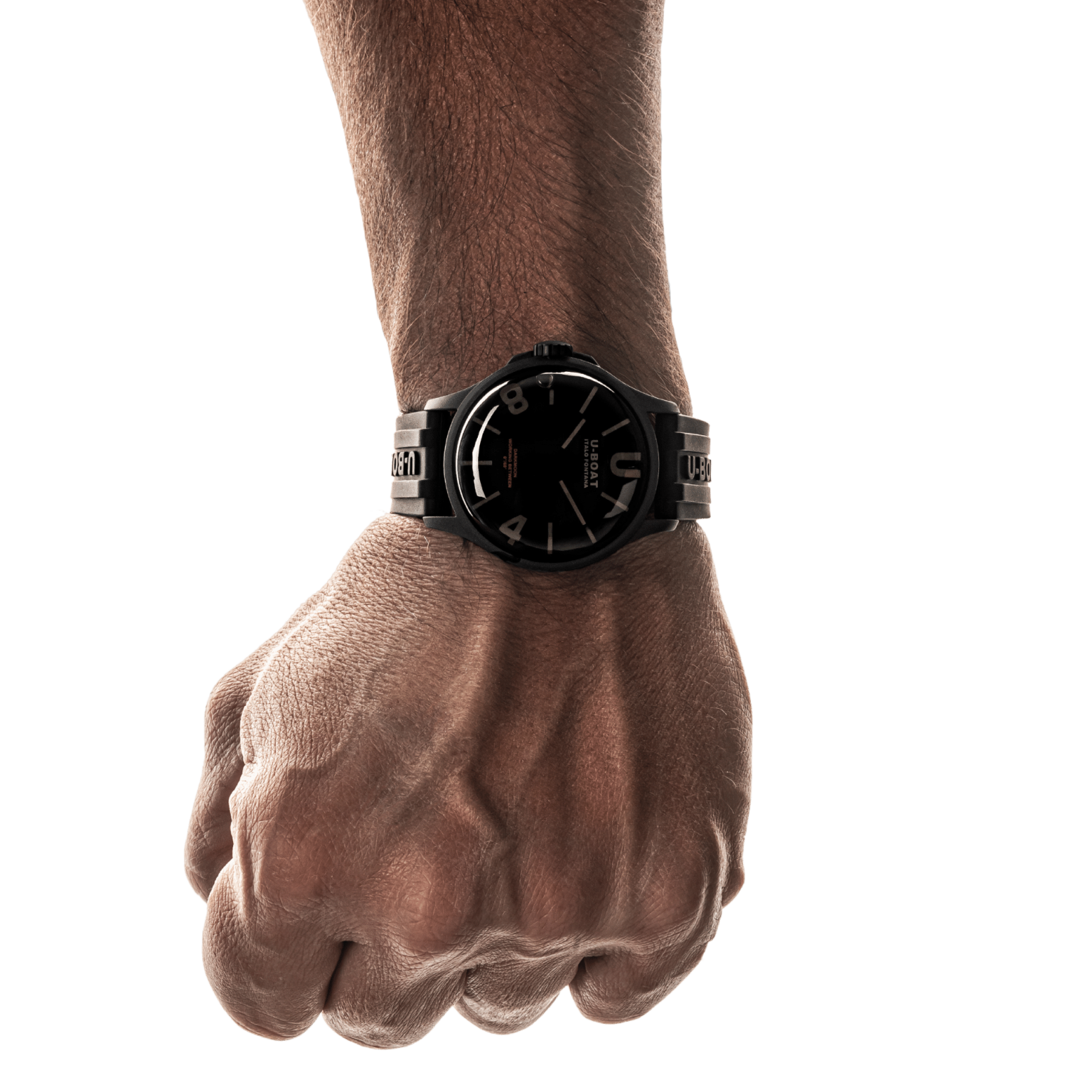 U-Boat Darkmoon 40 MM Bk Black Curved PVD