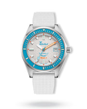 Squale Matic S White Mosaic Rubber