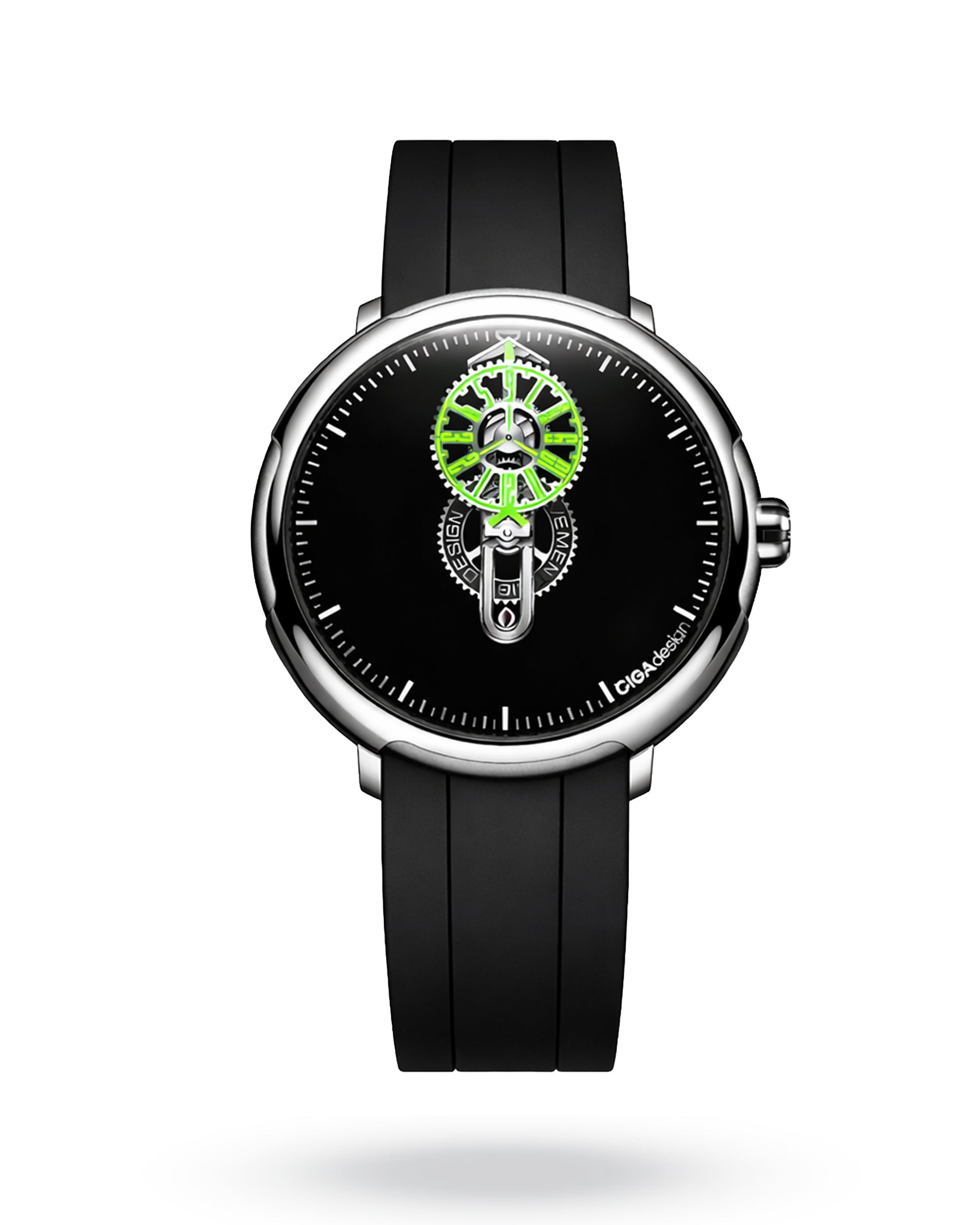 Ciga Design Automatic Wandering Hour Watch Time Cipher