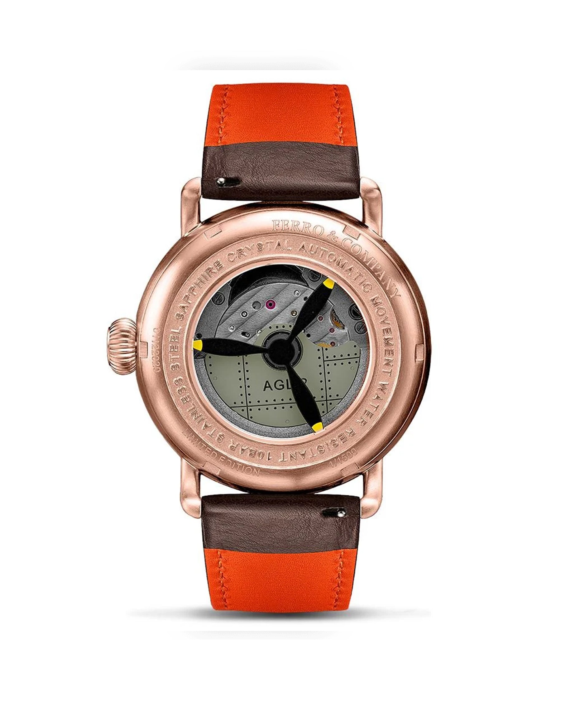 Ferro & Company AGL 2 Automatic 24H Blue / Rose Gold