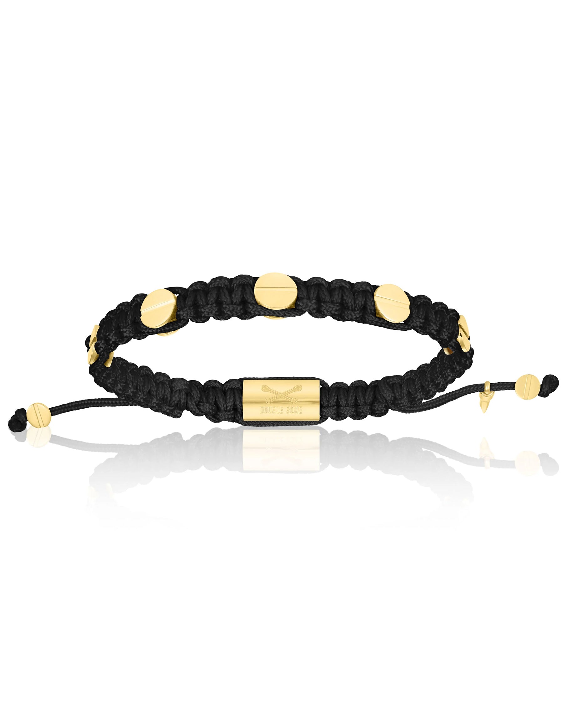 Double Bone Black Polyester Amore