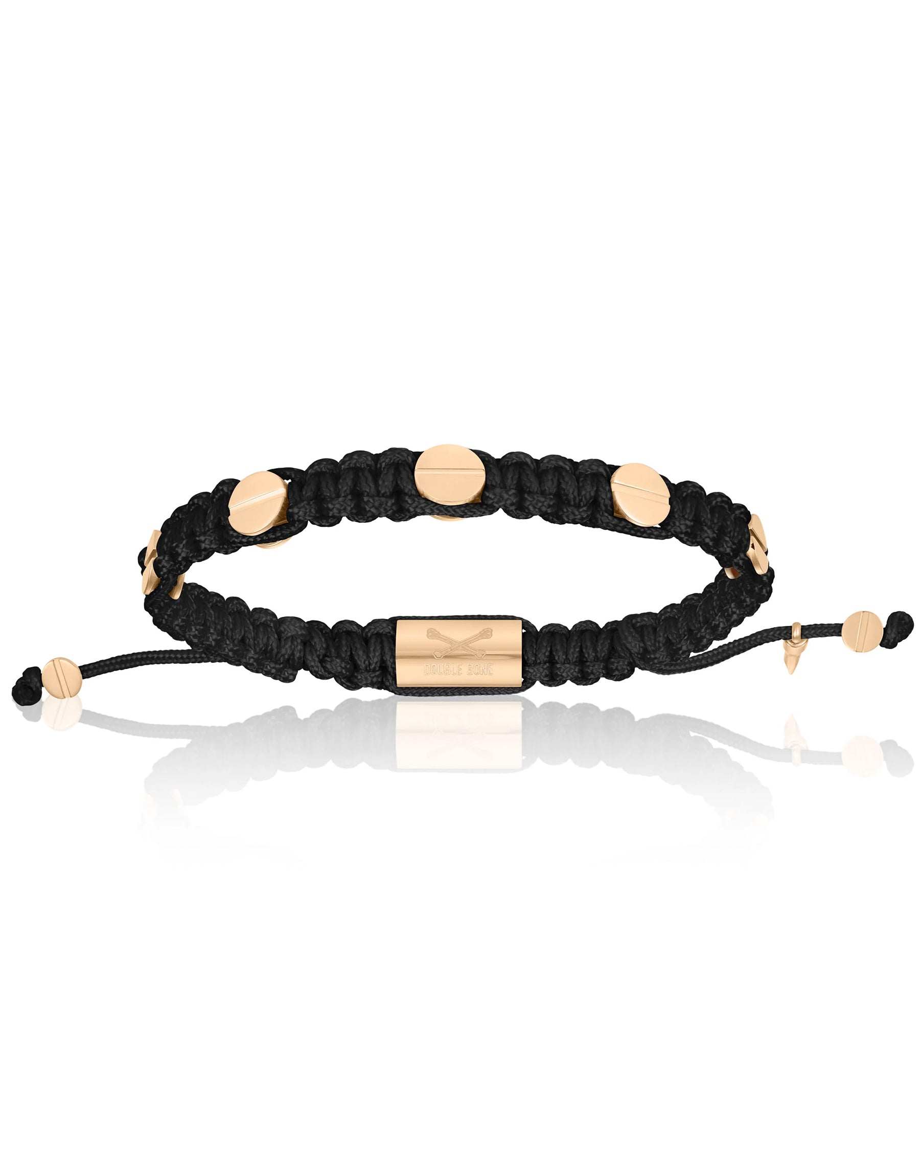 Double Bone Black Polyester Amore