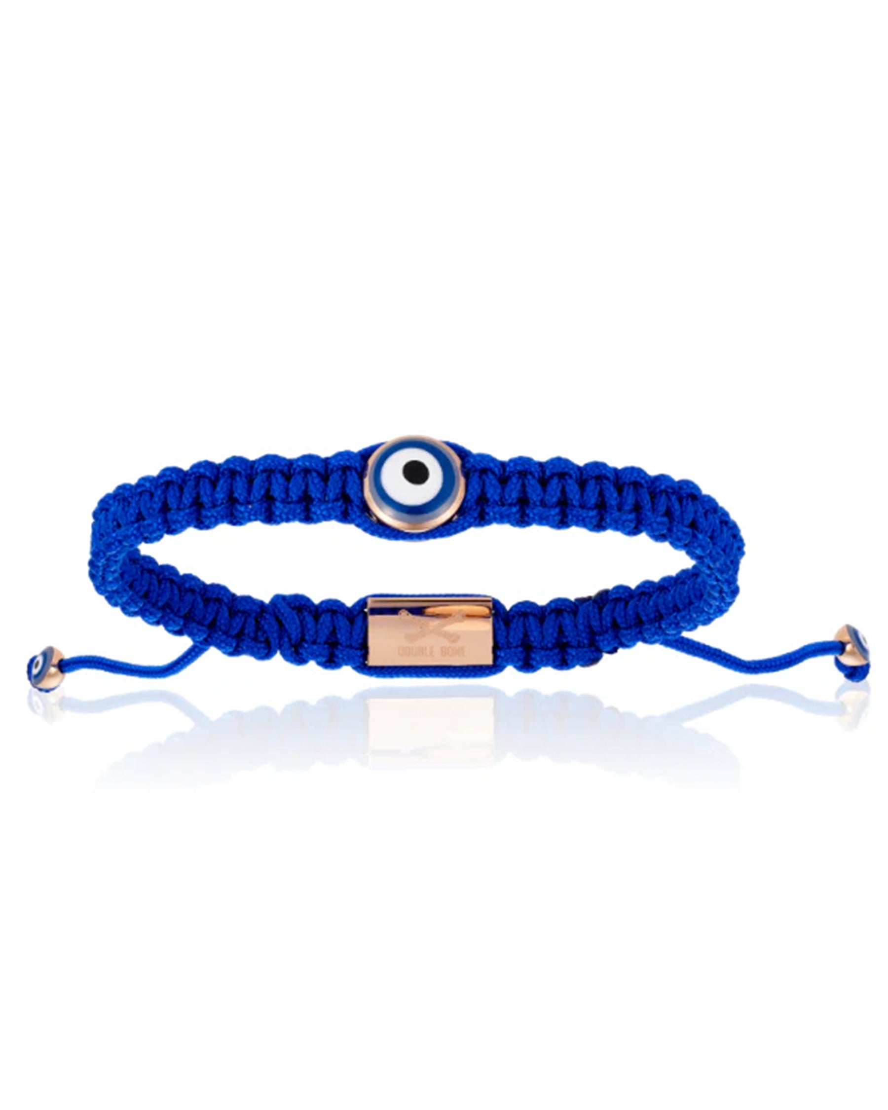 Double Bone Blue Lucky Evil Eye
