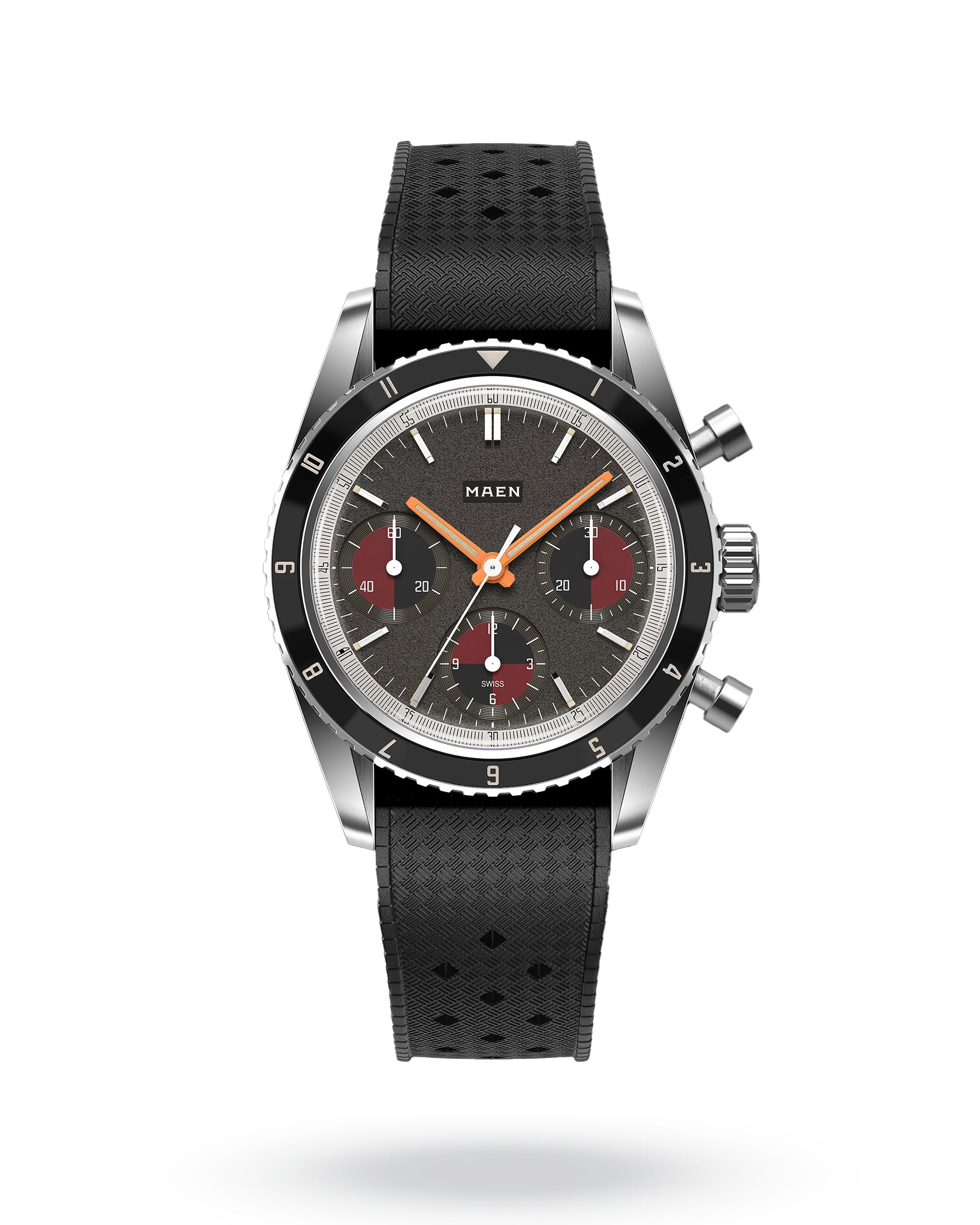 Maen Skymaster 38 M6.1.4 Chrono Red&Black