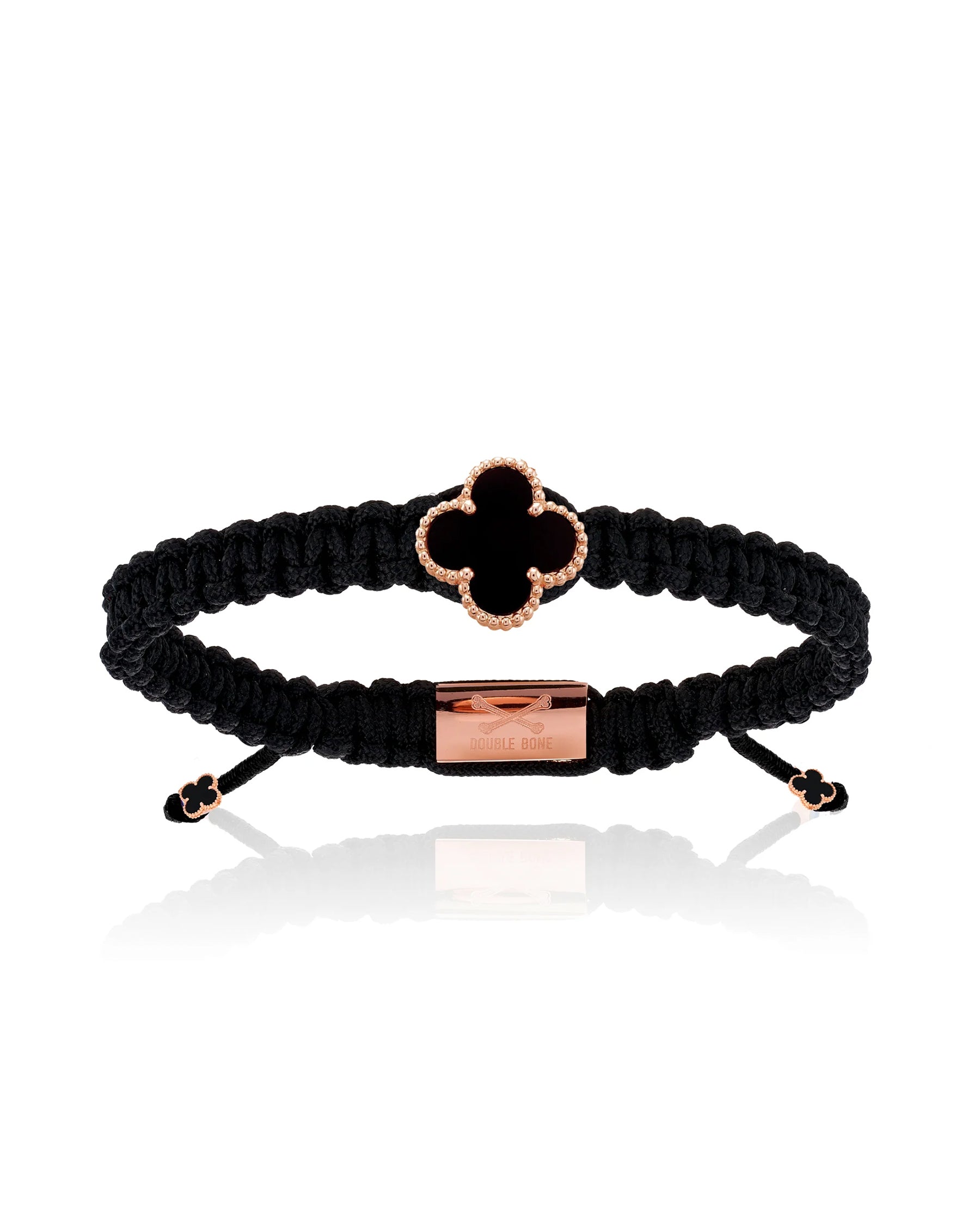 Double Bone Onyx Clover