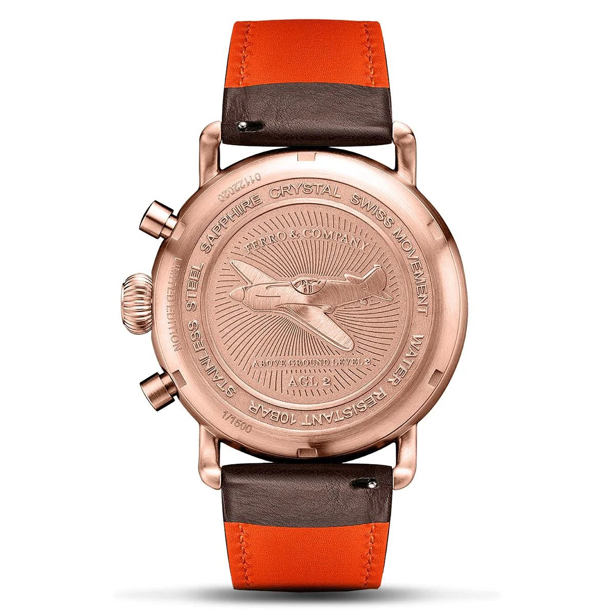 Ferro & Company AGL 2 Chronograph All Black / Rose Gold
