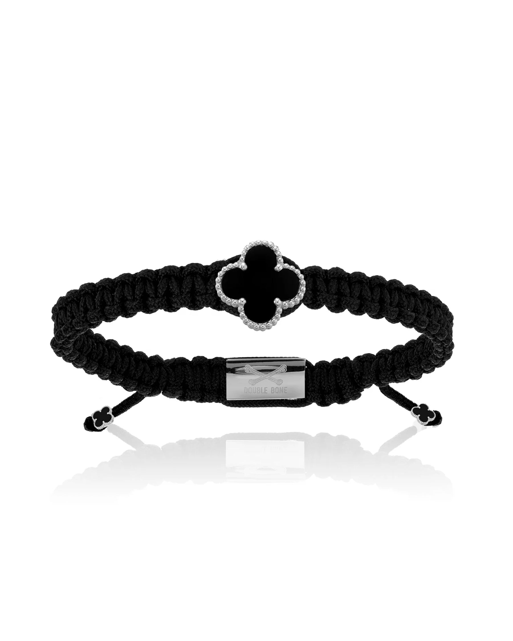 Double Bone Onyx Clover