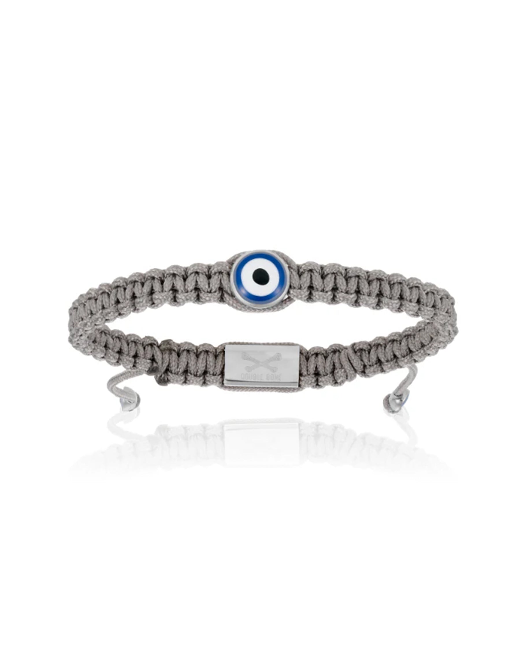 Double Bone Grey Lucky Evil Eye