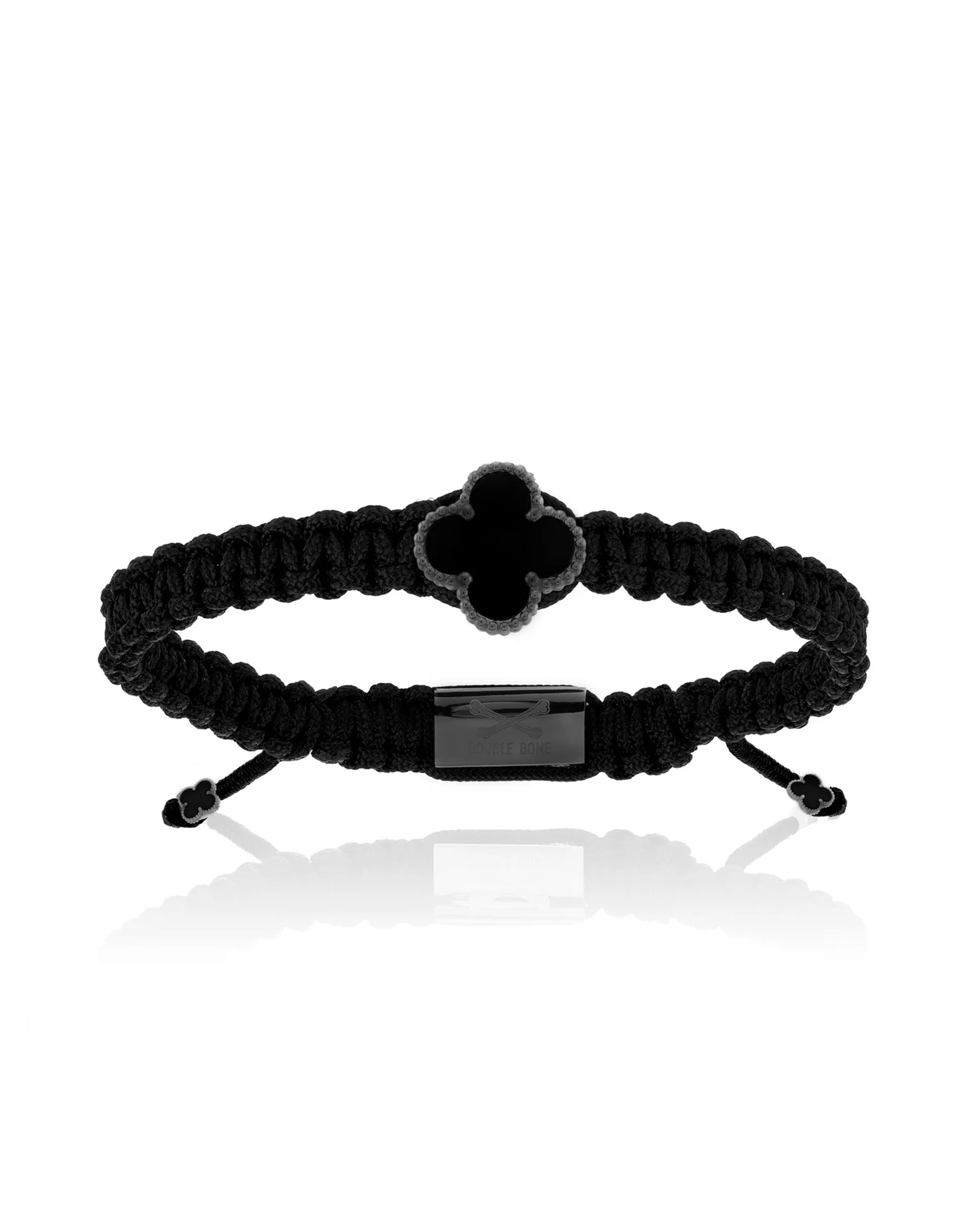Double Bone Onyx Clover