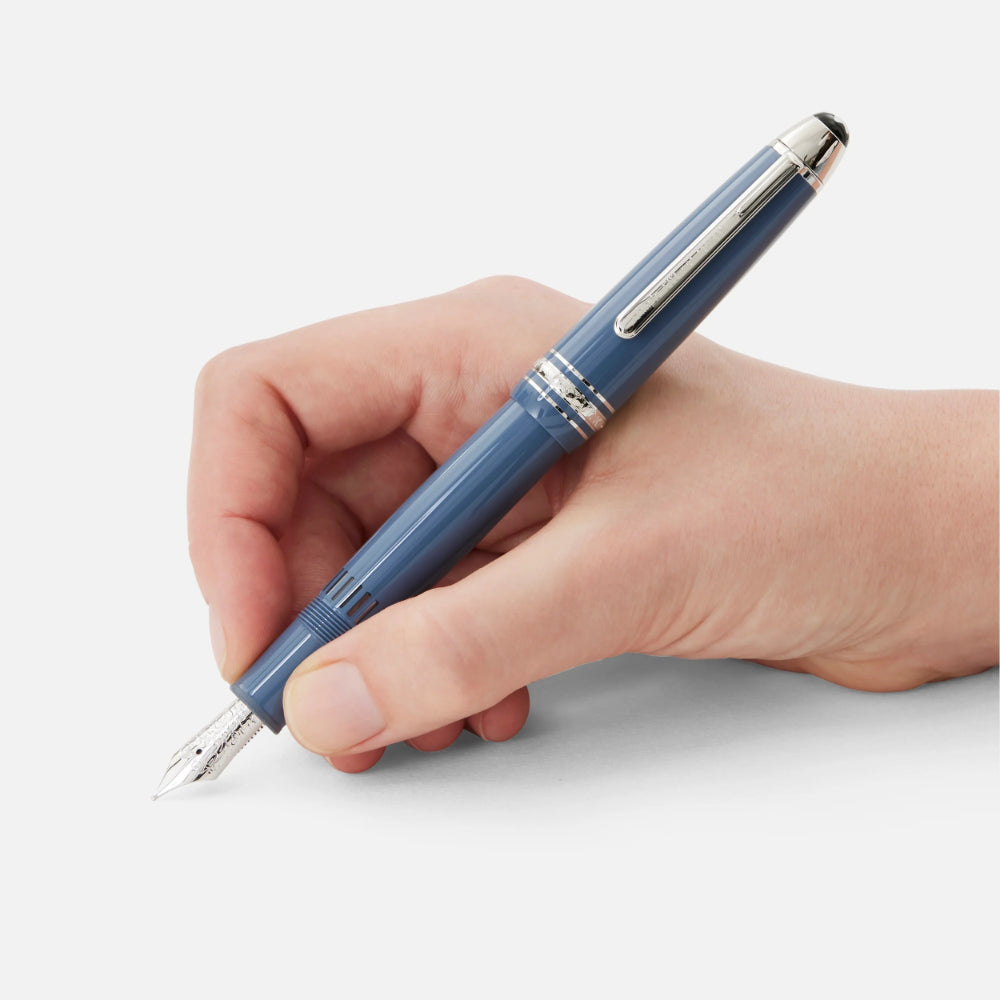 Montblanc Meisterstück Glacier LeGrand Blue Fountain Pen
