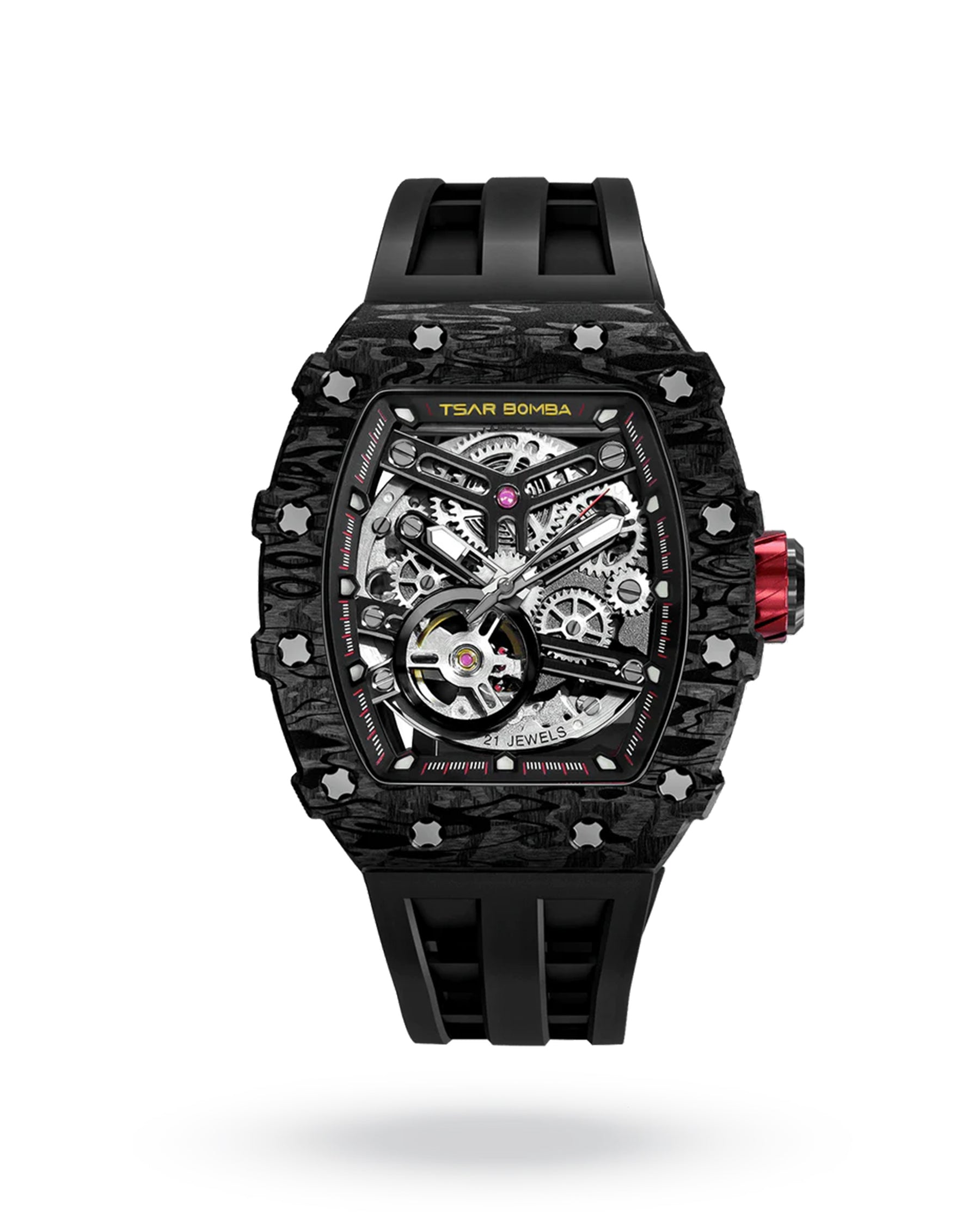 Tsar Bomba Elemental Series Carbon Fiber Automatic Watch TB8208CF