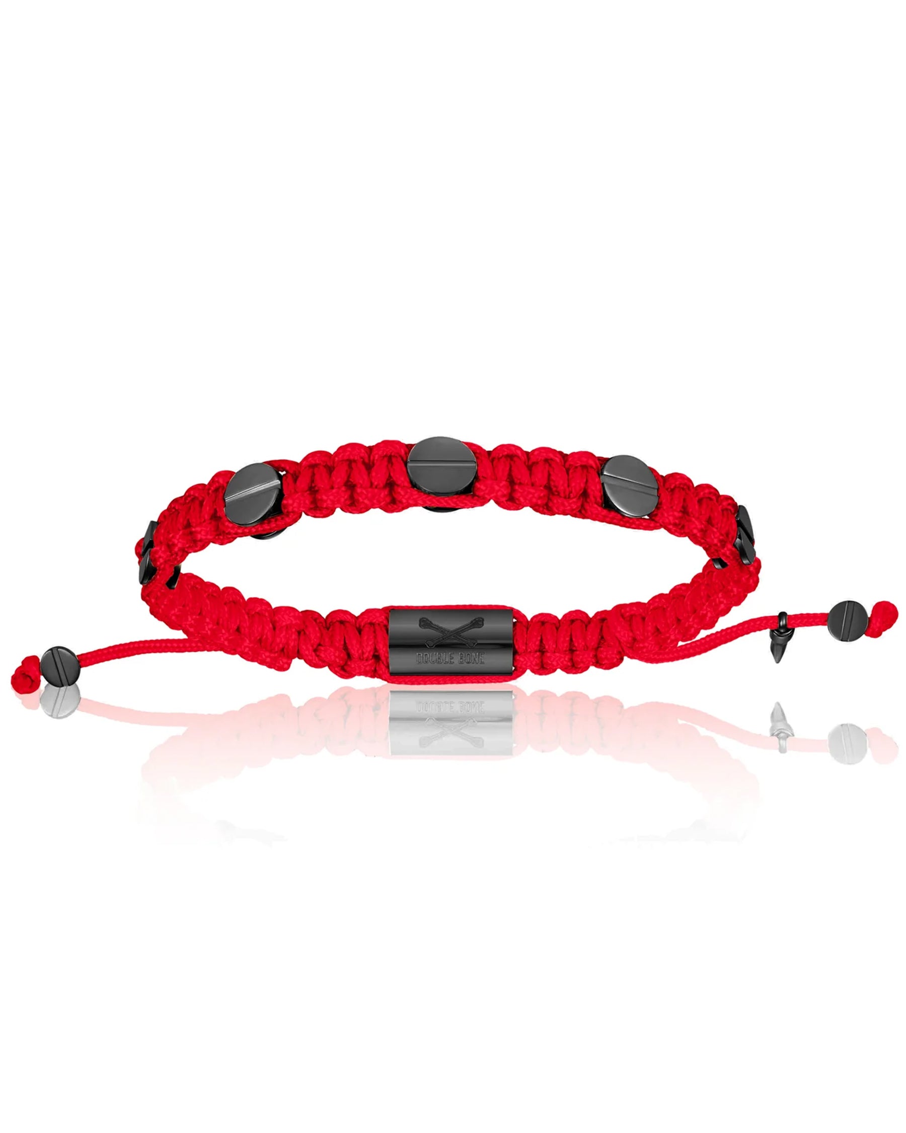 Double Bone Red Polyester Amore